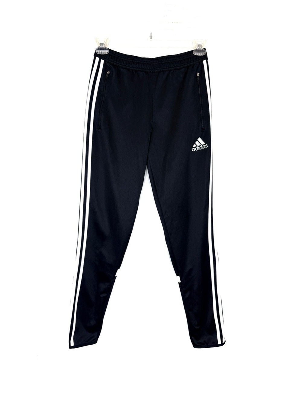 Adidas ClimaCool Men's Athletic Track Pants Black White Stripes‎ Joggers Size SM